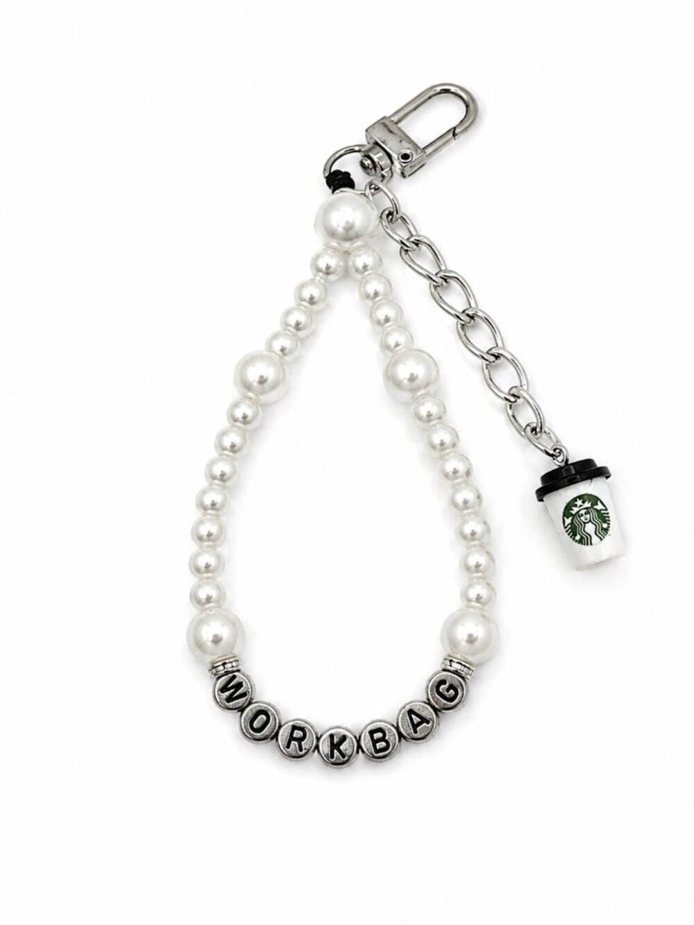 Pearl Work Bag Charm - Picture 2 of 6